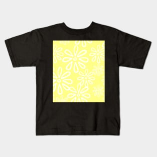 Lemon floral pattern - floral graphic design Kids T-Shirt